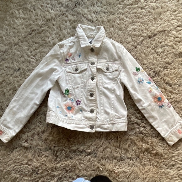 GAP Other - Kids Embroidered and Beaded Jean Jacket